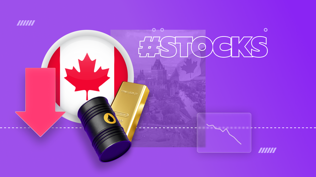 Falling Oil and Gold Prices Make the Canadian Market Pull Back