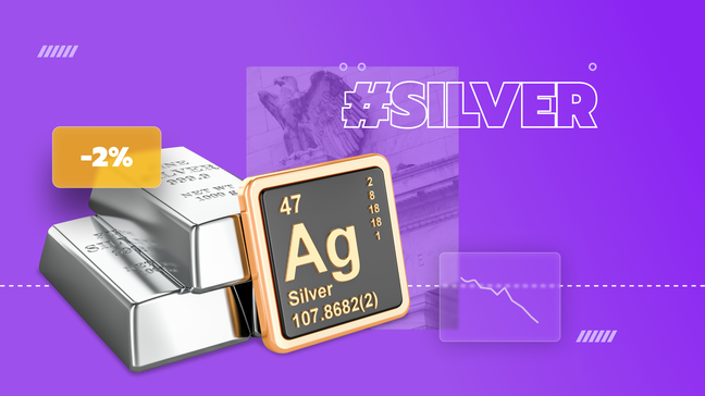 Silver Prices Down 2% due to Delayed Rate Cuts