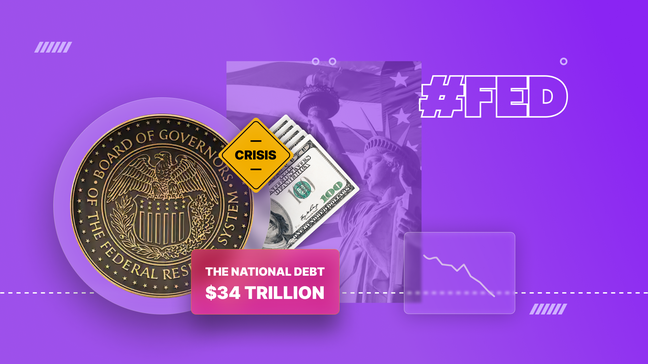 FED vay mượn từ thế hệ tương lai với khoản nợ công trên 34 nghìn tỷ USD