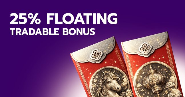 25% Floating Tradable Bonus Until 15 February